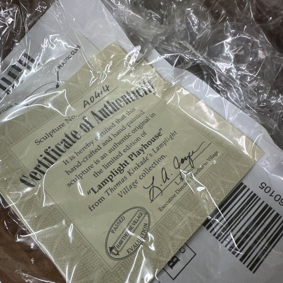 Lamplight Playhouse 2002 Thomas Kinkade Hawthorne Lamplight Collection - Picture 6 of 8